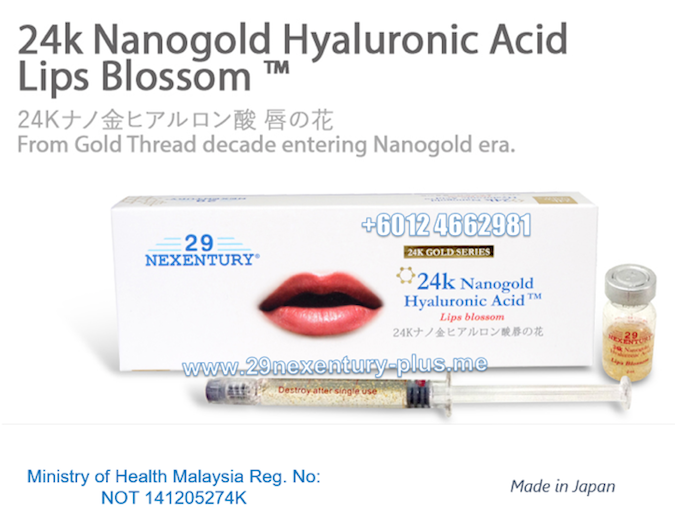 24k Nanogold Hyaluronic Acid Lips Blossom